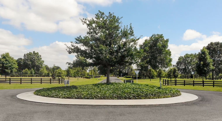 Image of post boxes at entrance to Highgrove